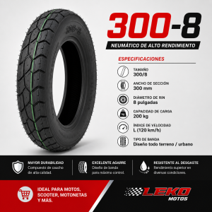 neumático 300-8